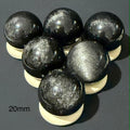 Silver Obsidian Sphere