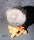 Silver Obsidian Sphere