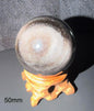 Silver Obsidian Sphere
