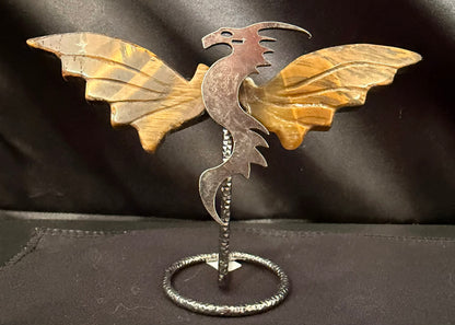 Crystal Dragon Wings on Stand