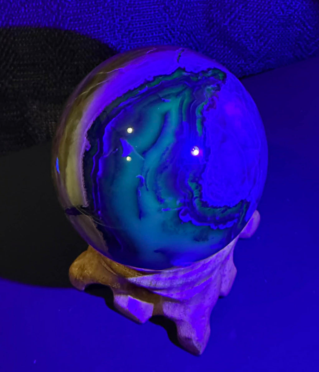 Volcano Agate Sphere