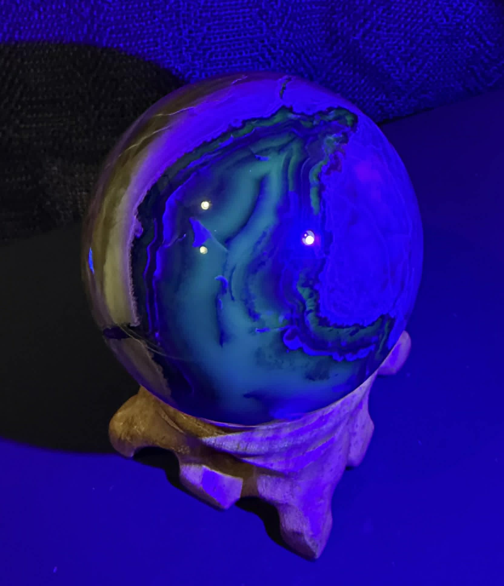 Volcano Agate Sphere