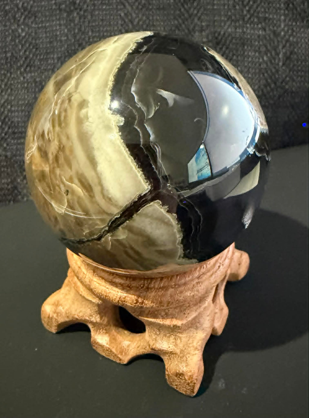 Volcano Agate Sphere