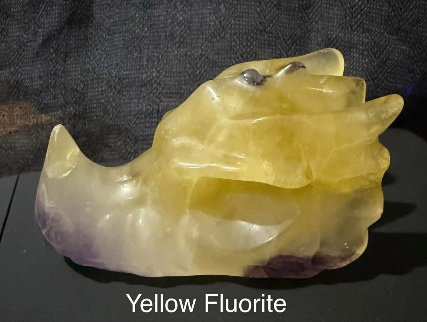 Fluorite Dragon Heads Large