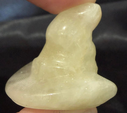 Crystal Witch's Hat Carving