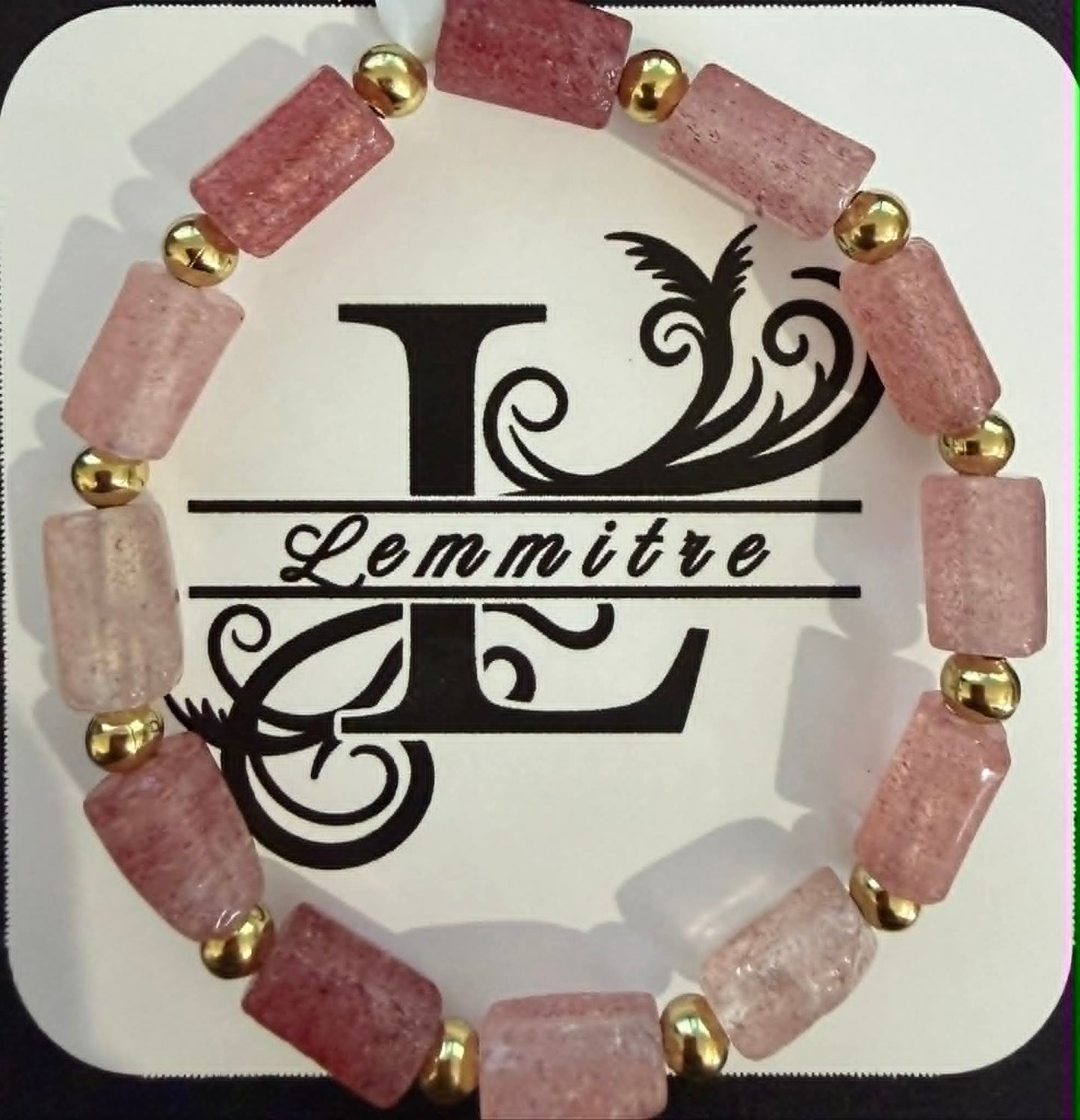 Strawberry Quartz Bracelet