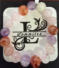 Mixed Crystal Bracelet – Amethyst, Fire Quartz, Rose Quartz & Clear Quartz