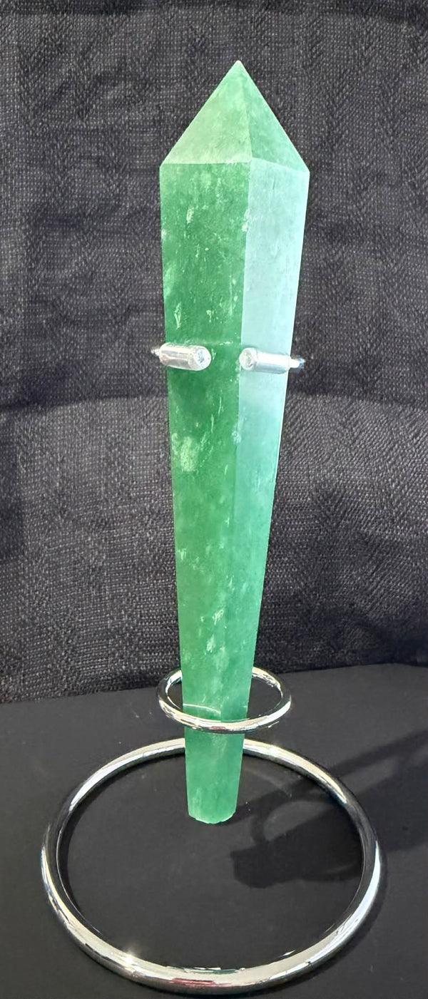 Green Aventurine Wand with Stand