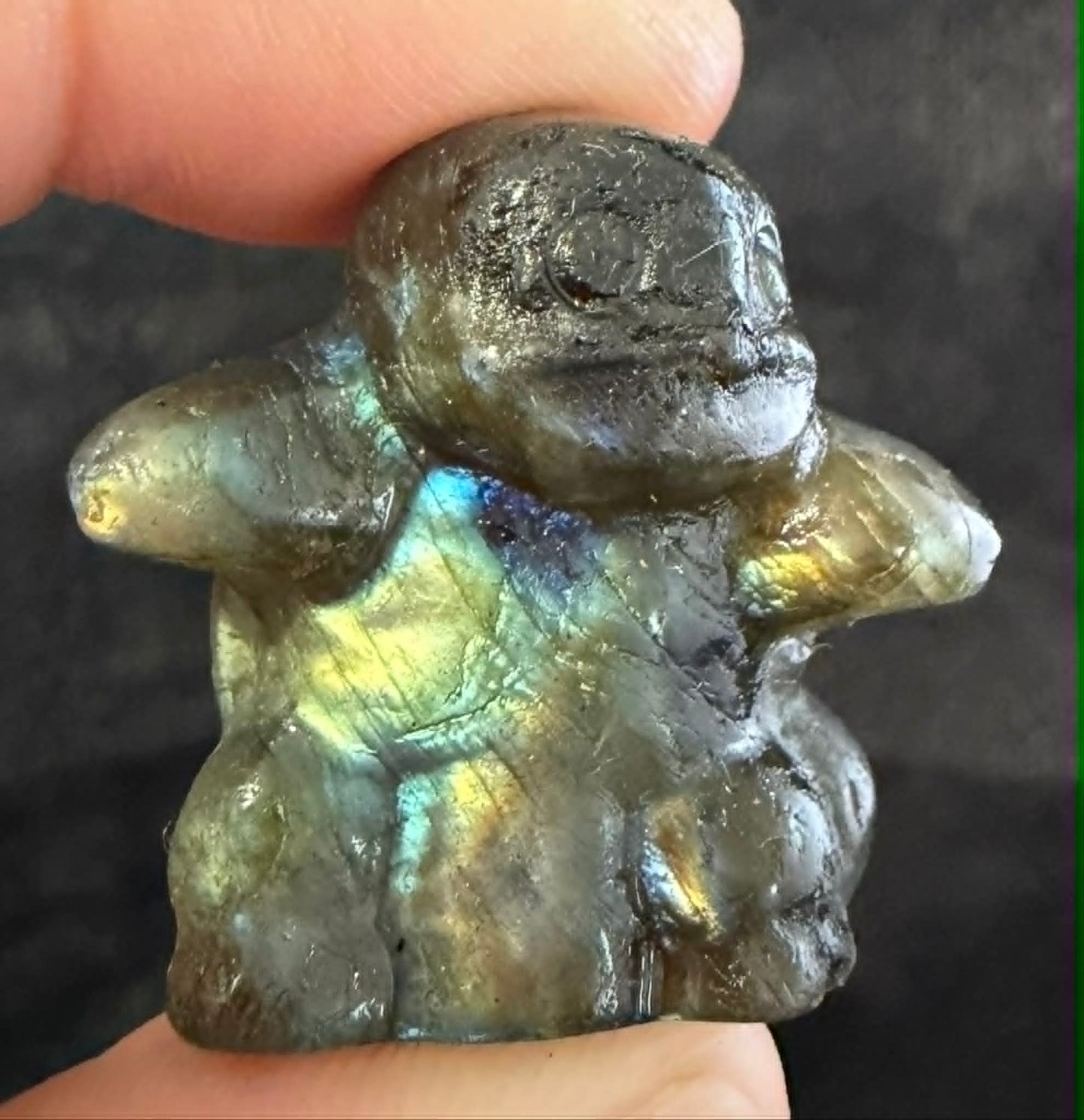 Squirtle Crystal Carving