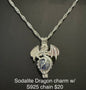 Dragon Charm S925 Necklace