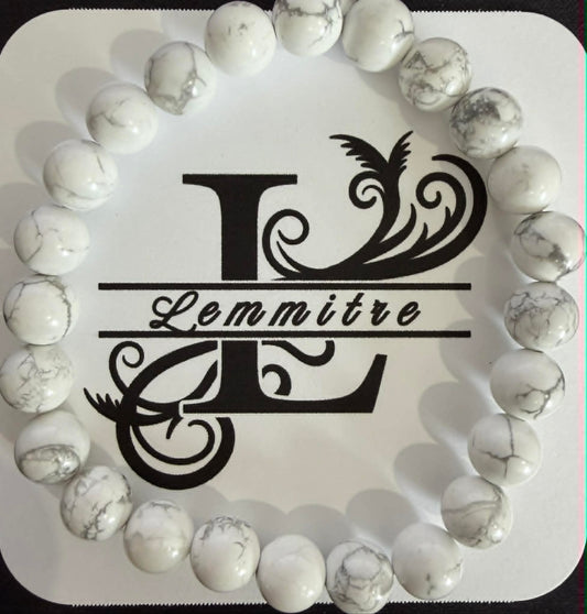 Howlite Crystal Bracelet