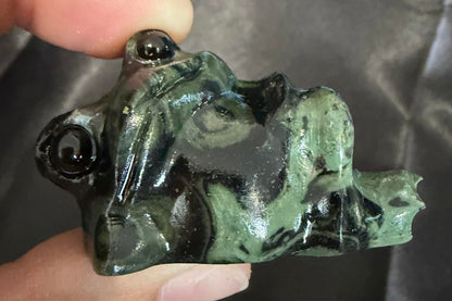 Crystal Frog Figurine