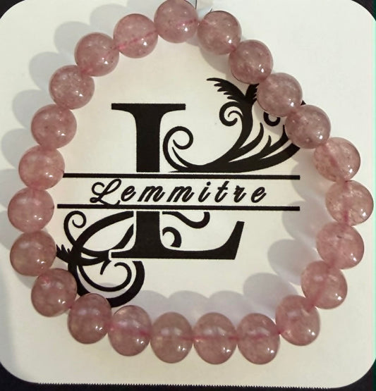 Strawberry Quartz Bracelet
