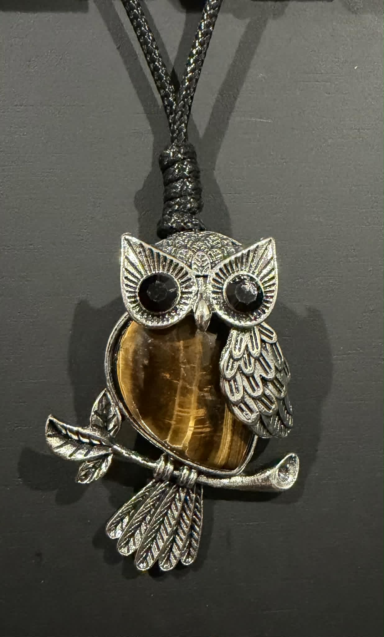 Crystal Owl Necklaces