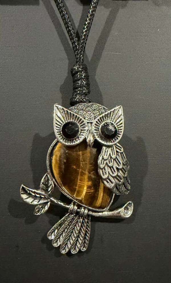 Crystal Owl Necklaces