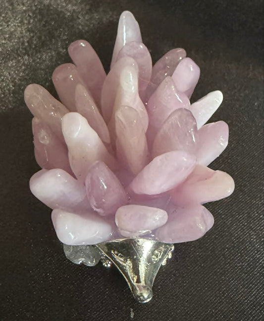Crystal Chip Hedgehog Figurine