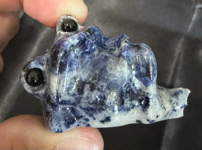 Crystal Frog Figurine