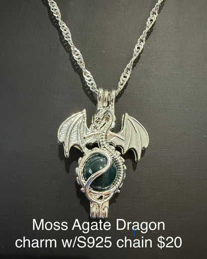 Dragon Charm S925 Necklace