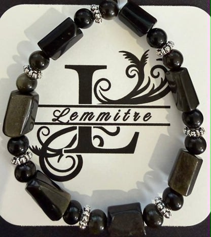 Golden Obsidian Bracelet