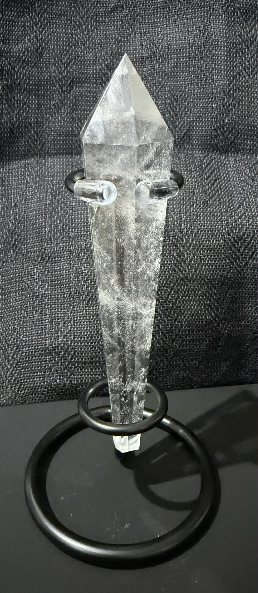 Clear Quartz Wand with Stand