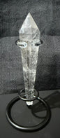 Clear Quartz Wand with Stand