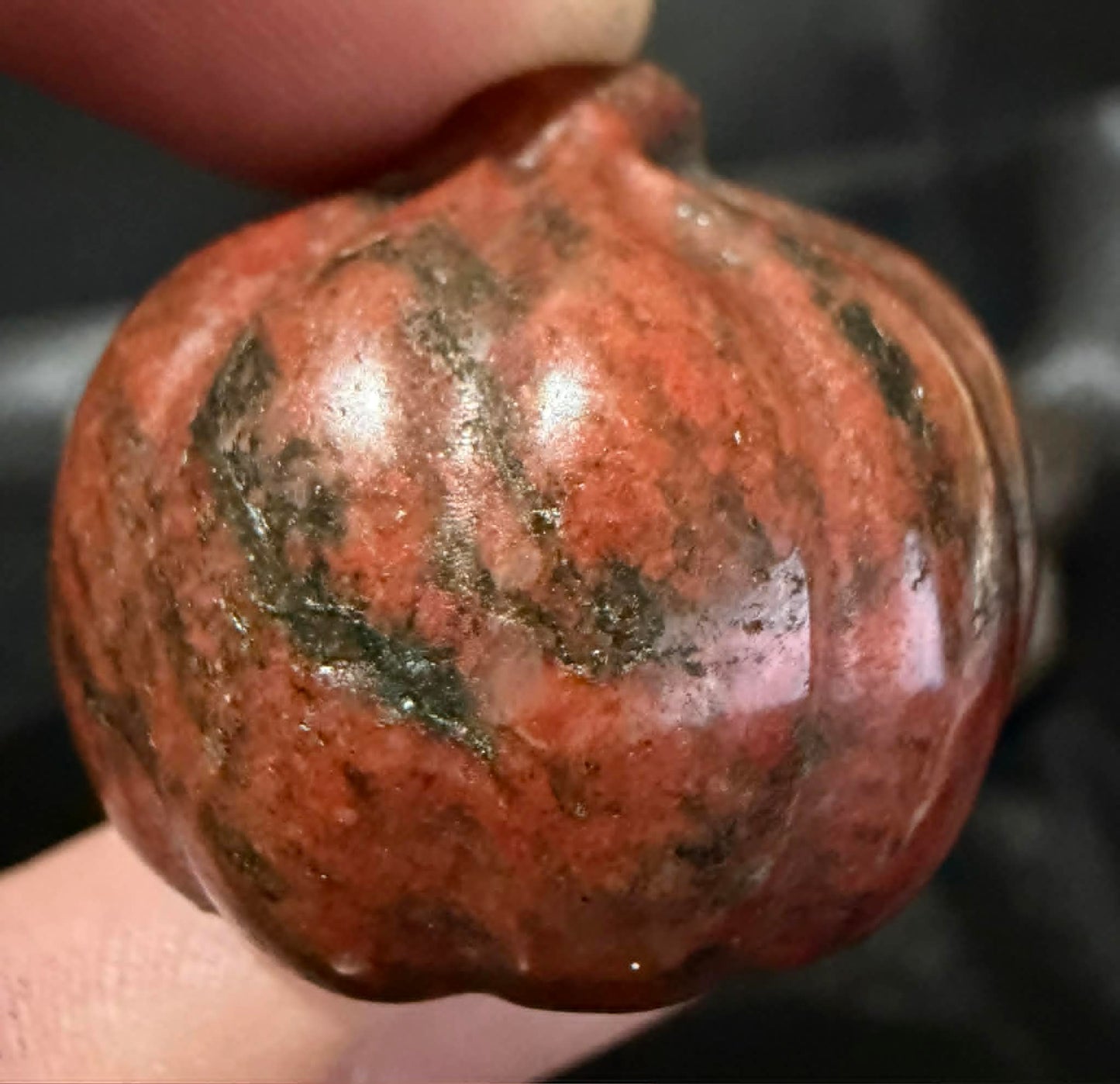 Mini Crystal Pumpkin Carvings
