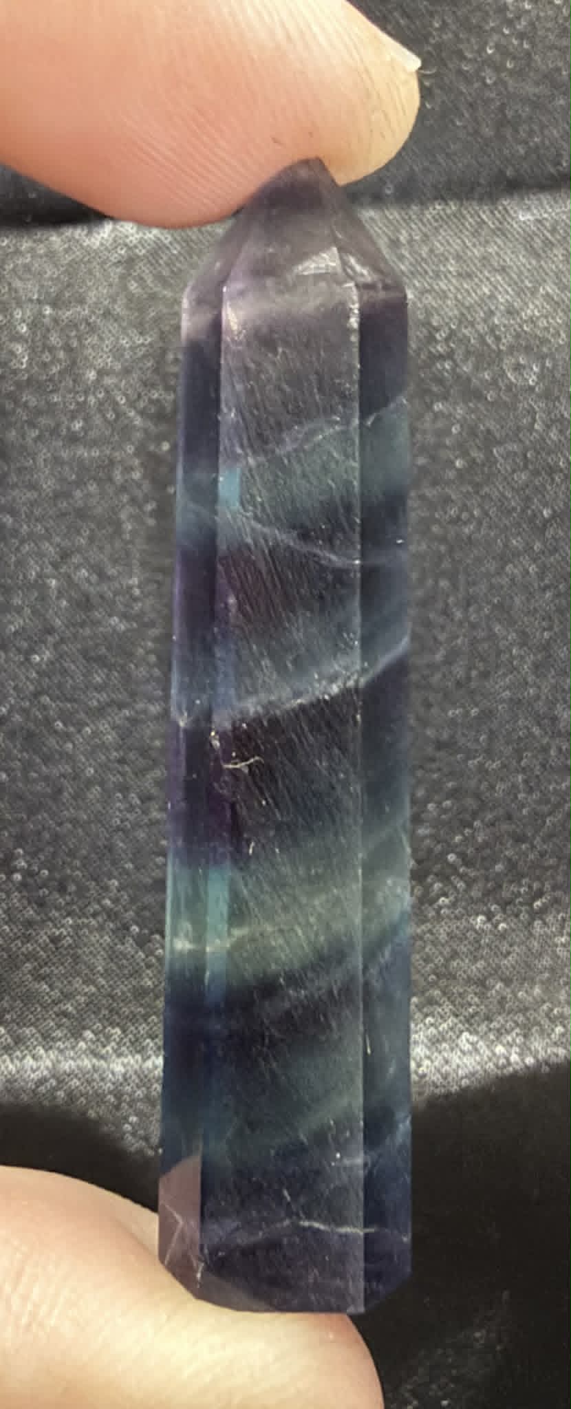 Purple & Green Fluorite Tower