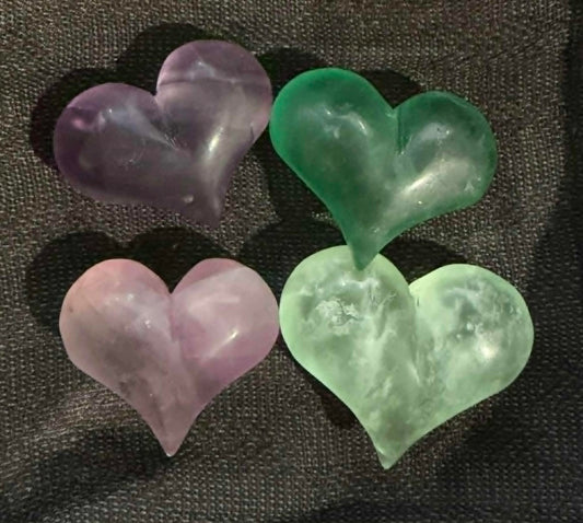 Fluorite Hearts