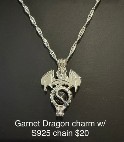 Dragon Charm S925 Necklace