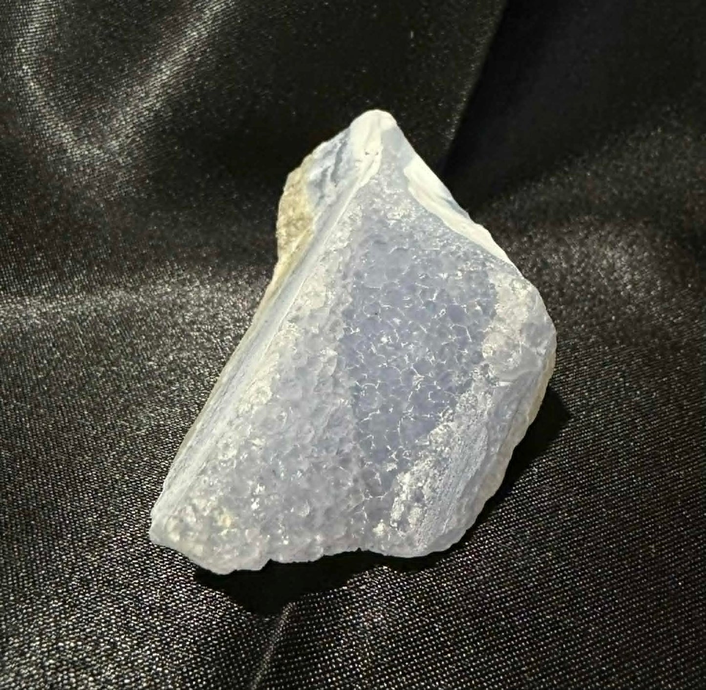 Druzy Blue Lace Agate Raw Stone