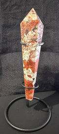Mexican Agate Wand with Stand