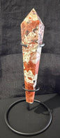 Mexican Agate Wand with Stand
