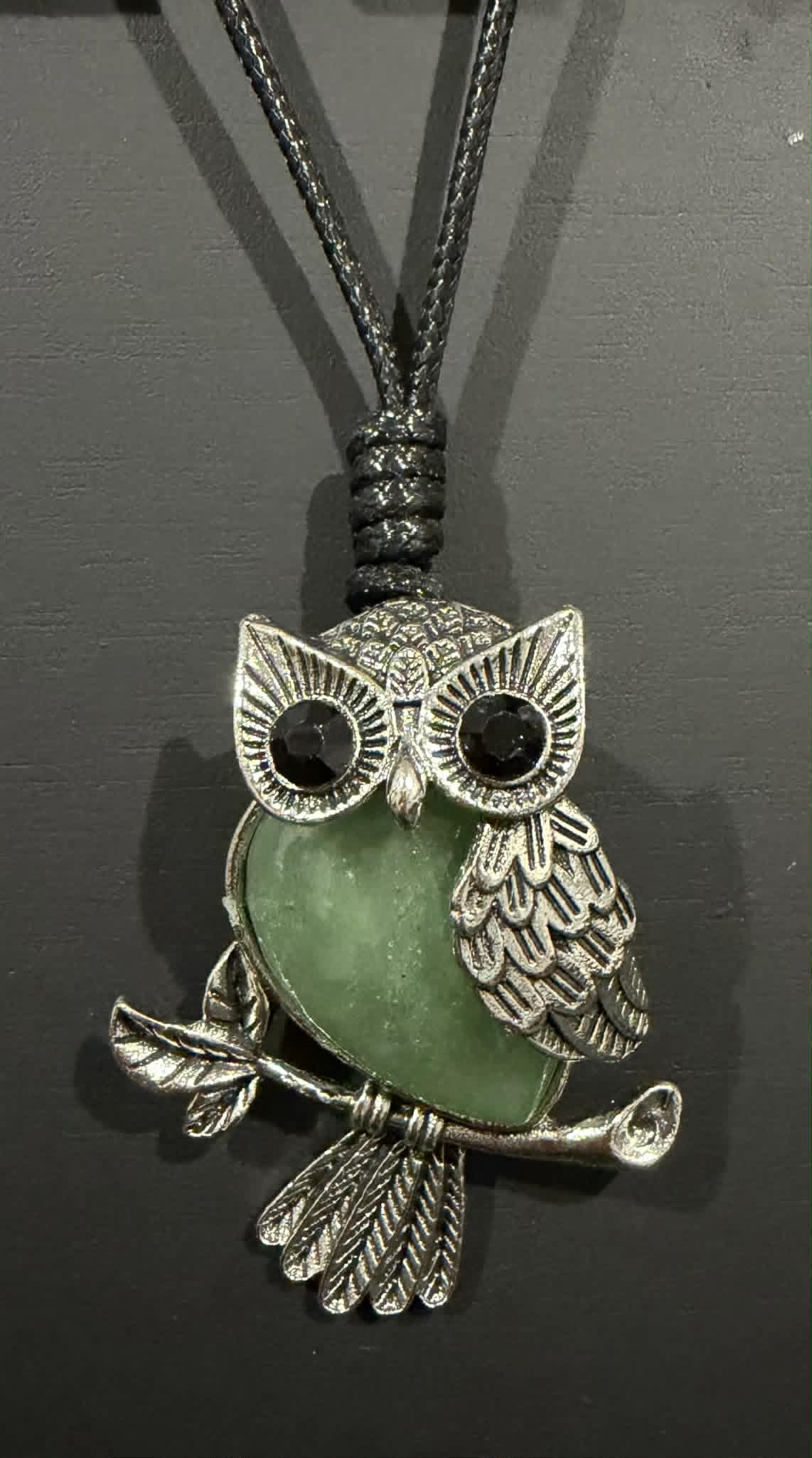 Crystal Owl Necklaces