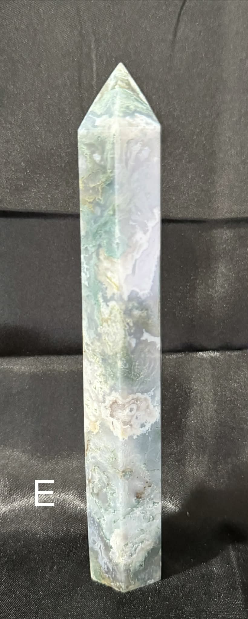 Moss Agate Large Towers