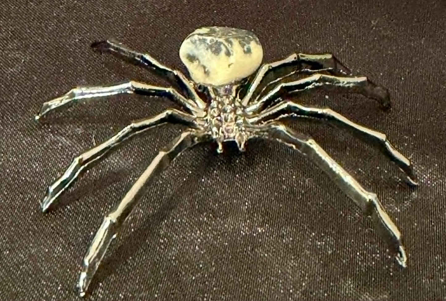Metal & Crystal Spider