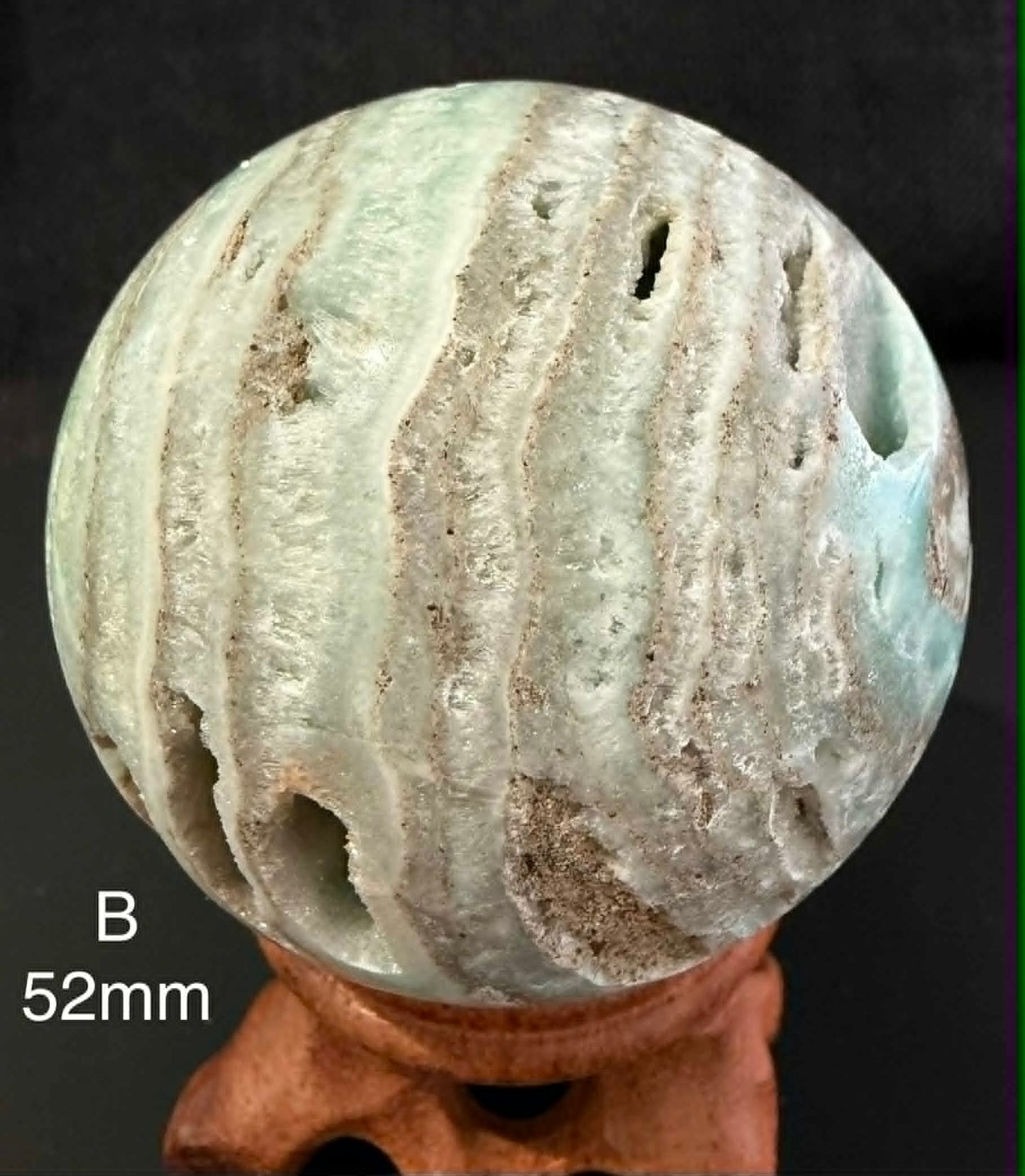 Hemimorphite Sphere