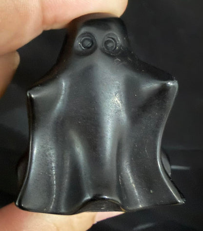 Obsidian &amp; Yooperlite Ghost Carving