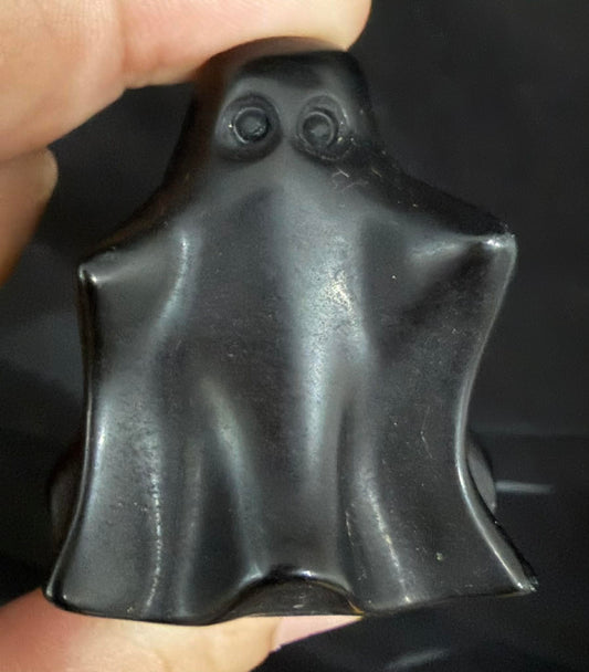 Obsidian &amp; Yooperlite Ghost Carving
