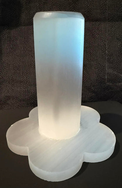Selenite Carvings, Towers and Bracelet Stands