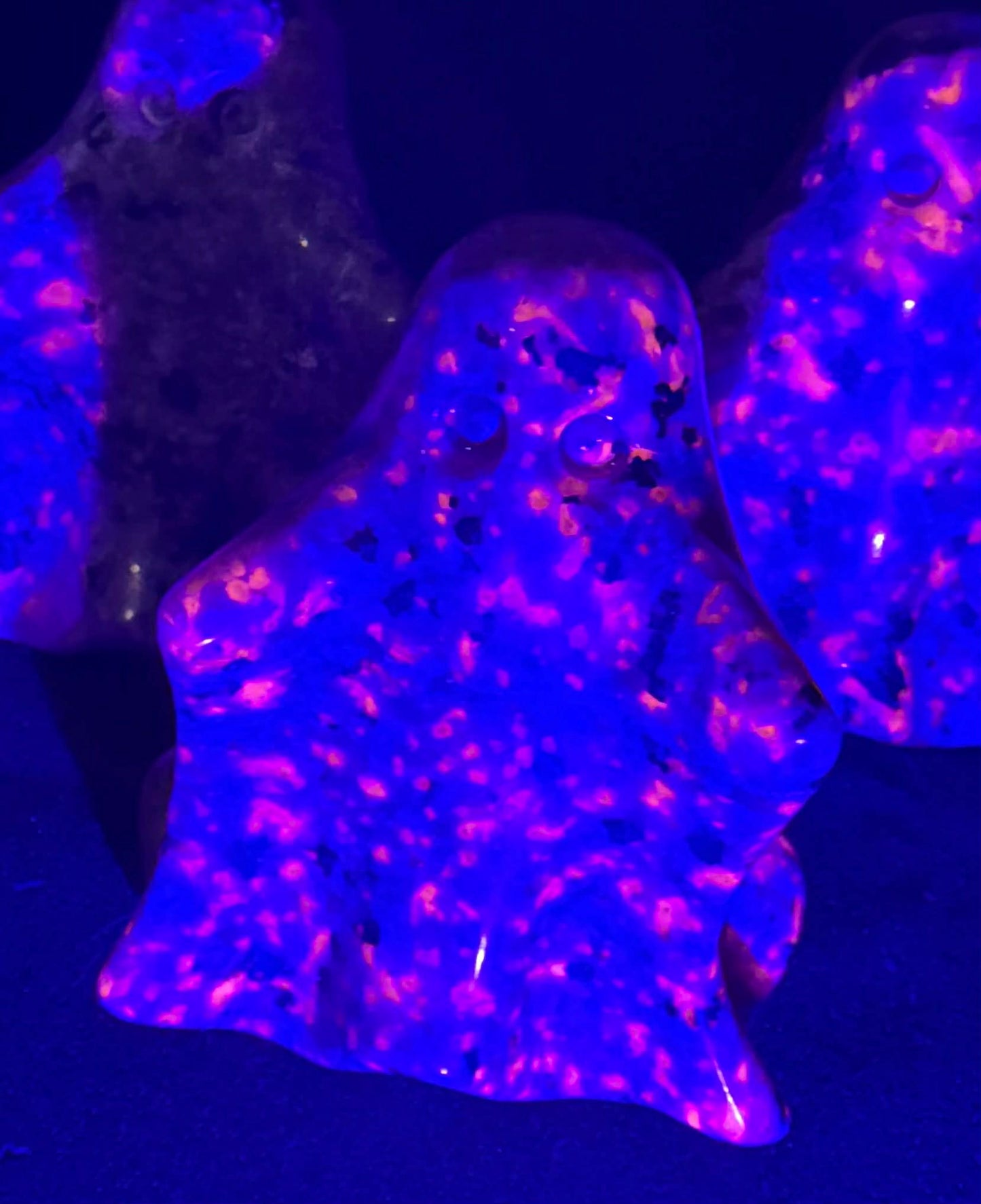 Obsidian &amp; Yooperlite Ghost Carving