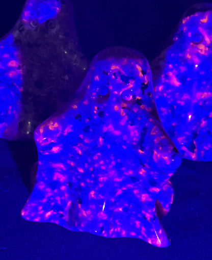 Obsidian &amp; Yooperlite Ghost Carving