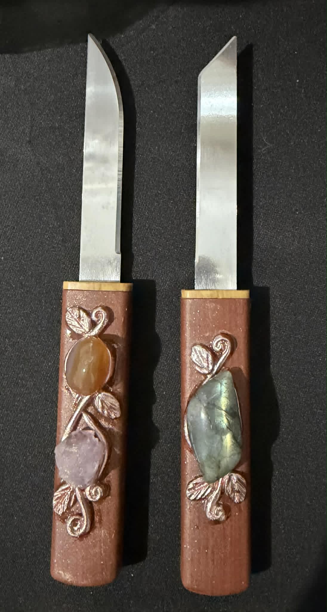 Beautiful Decorative Knives with Crystal Accents