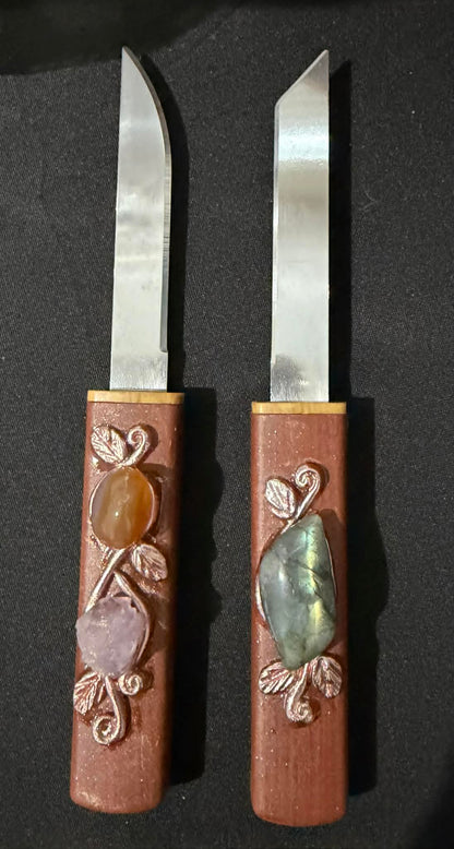 Beautiful Decorative Knives with Crystal Accents