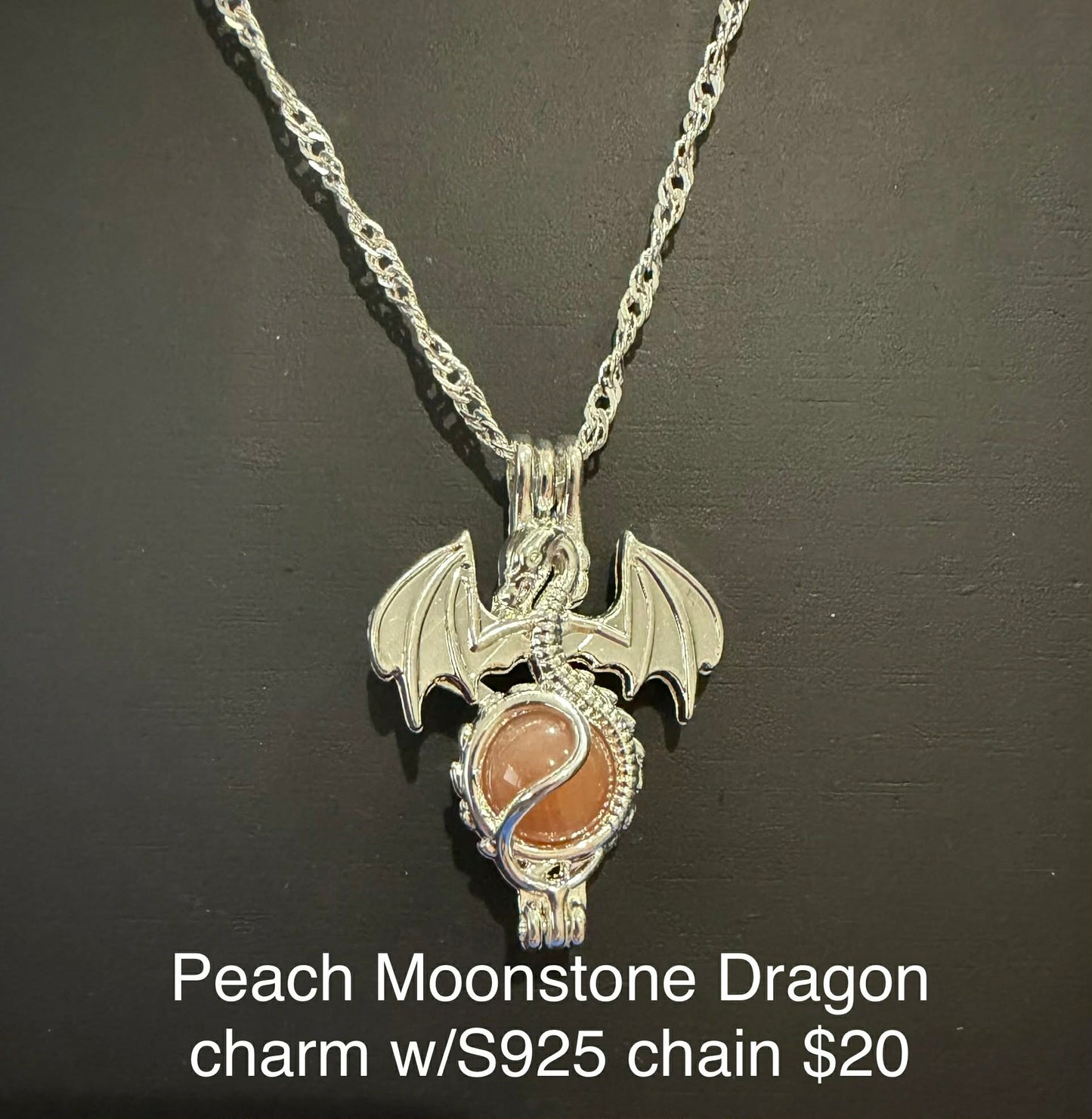 Dragon Charm S925 Necklace