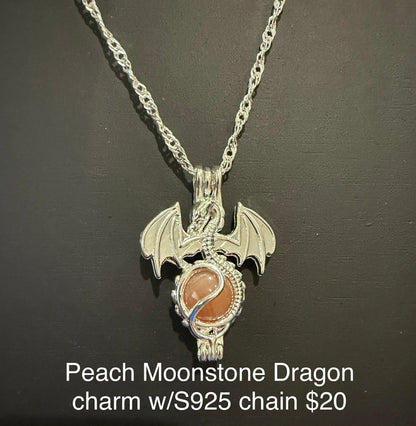Dragon Charm S925 Necklace