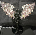 Angel & Devil Mexican Agate Wings