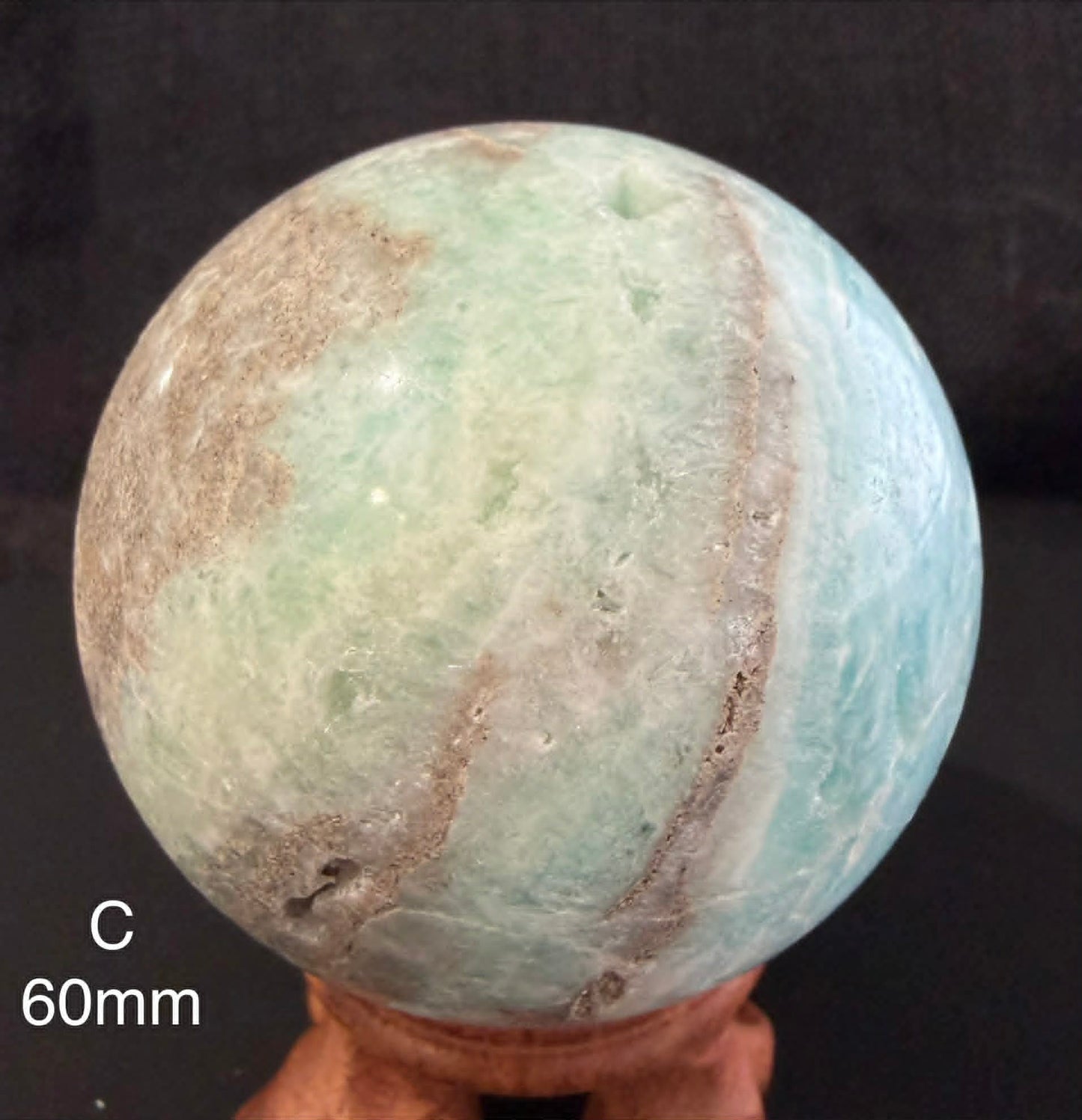 Hemimorphite Sphere