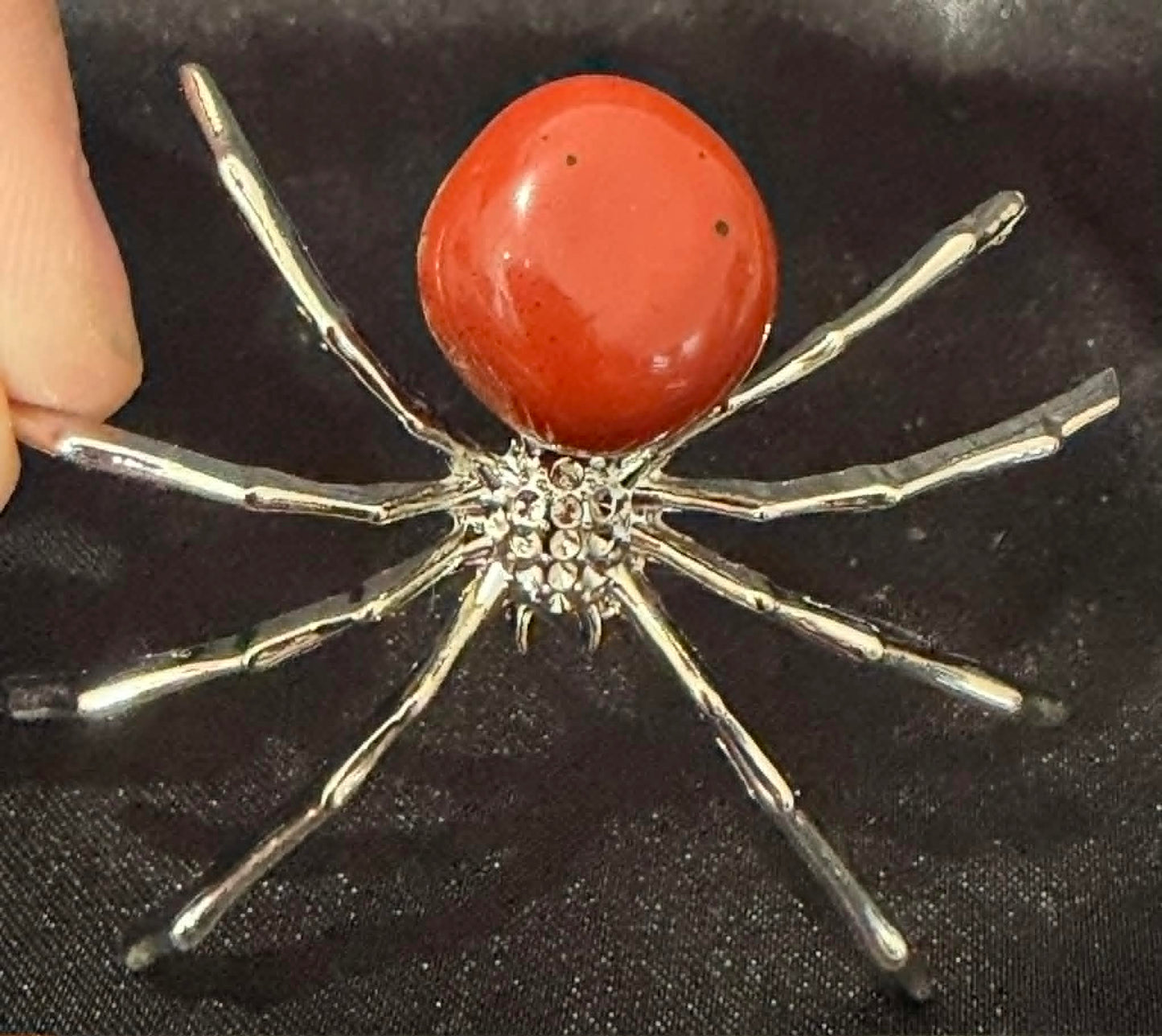 Metal & Crystal Spider