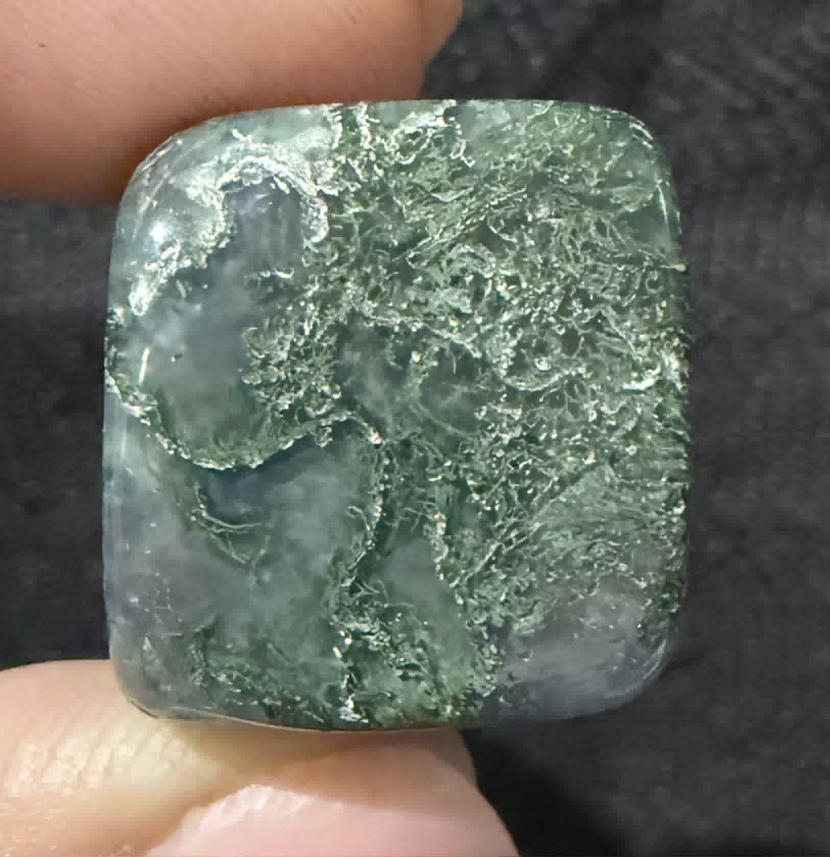 Moss Agate Mini Cubes