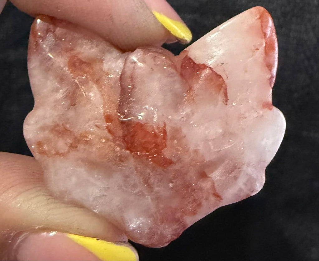 Crystal Fox Face Carving